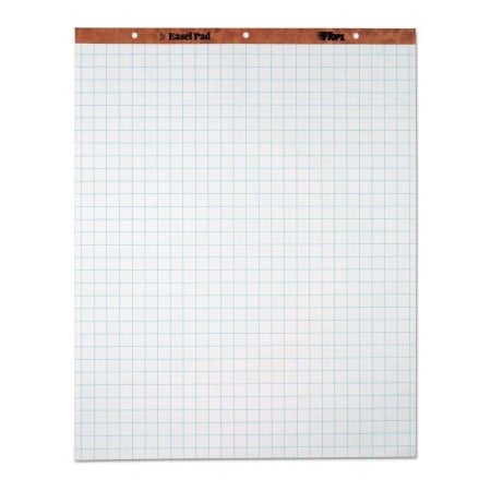 Tops Business Forms Drilled Easel Pads, 27 x 34, 1" Squares, 50 Bond Sheets/Pad, 4 Pads/Carton 7900